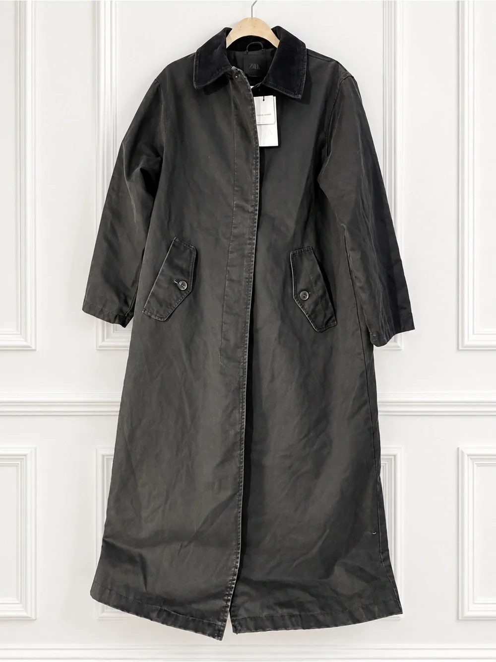 Zara long trench